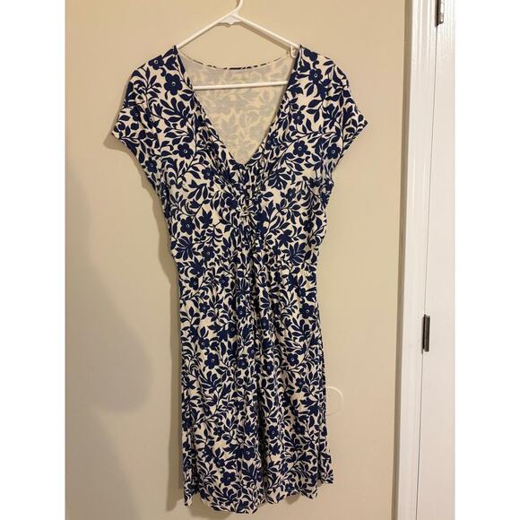 Garnet Hill Dresses & Skirts - Garnet Hill floral blue dress sz 12